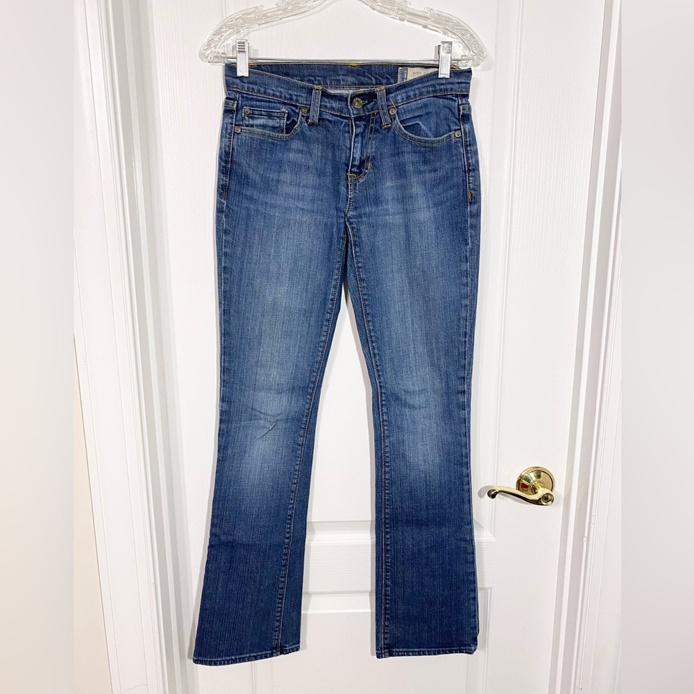 GAP Stretch Low Rise Bootcut Jeans Medium Wash Size 0R